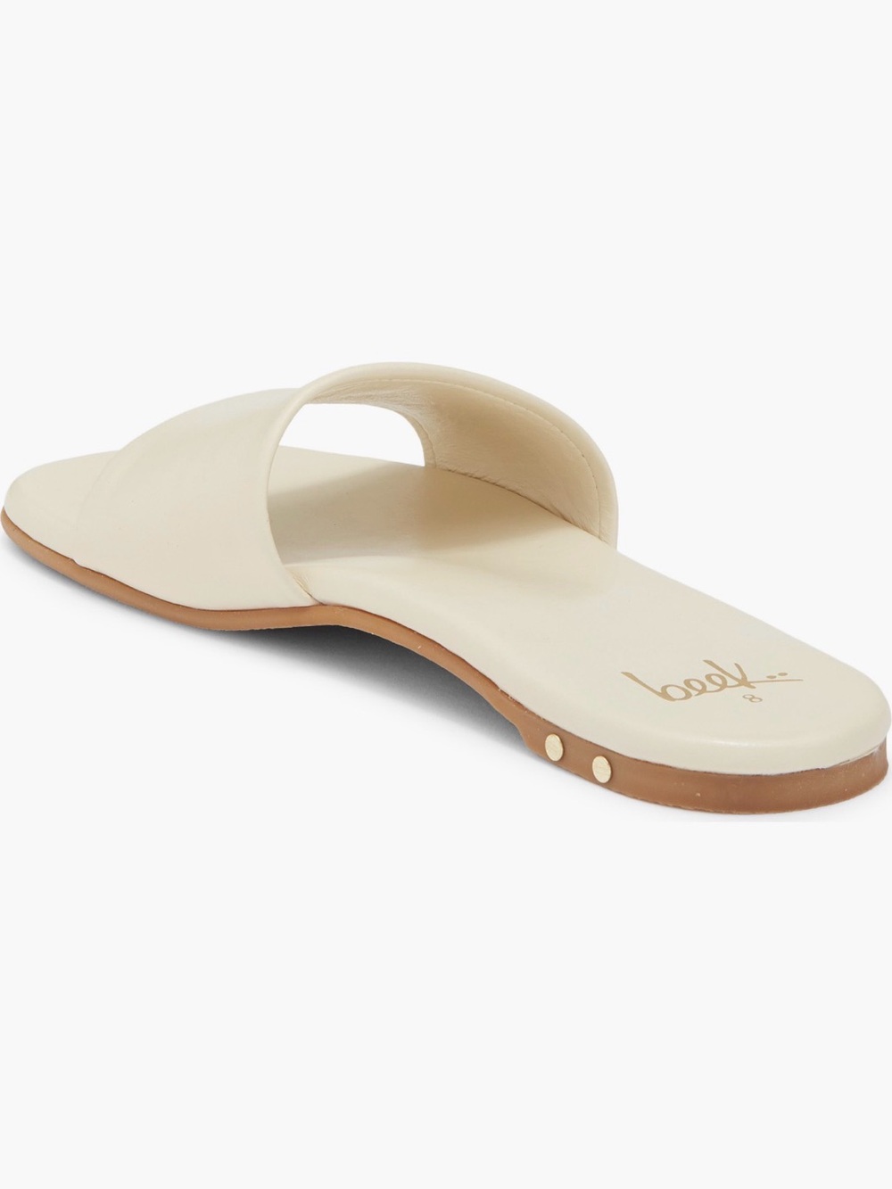 Beek: “Honeybird” Slides - in eggshell, size 9 *NEW* - Picture 2 of 9